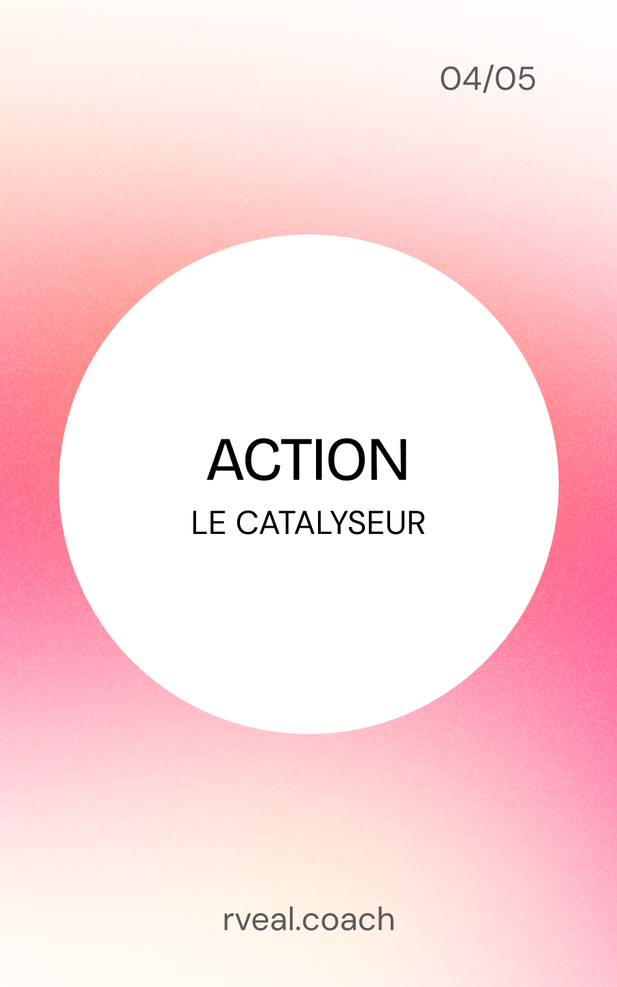 Mode Action RVEAL : Le Catalyseur