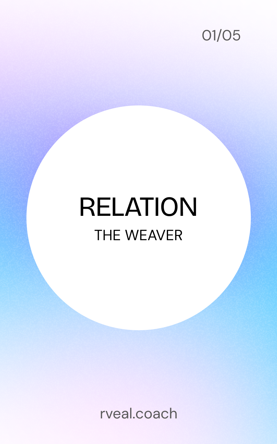RVEAL Relation mode: The Weaver